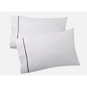 NEW Ralph Lauren Organic Cotton Percale Palmer King Pillowcases (2), Loft Gray